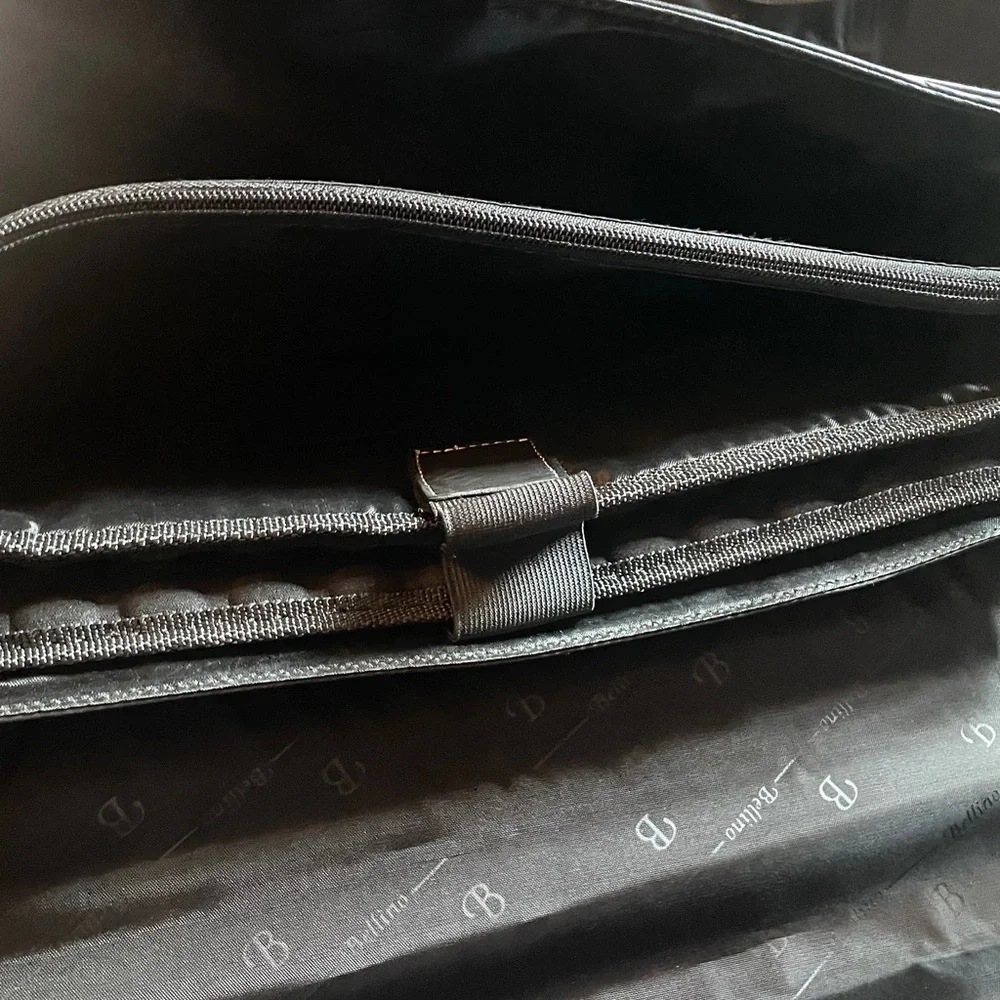 Bellino Branded Leather Messenger Bag Briefcase🖤